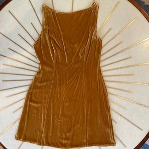 Reformation Velvet Mini Dress